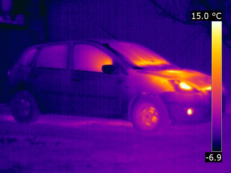 В инфракрасном спектре… — Ford Fiesta (Mk V), 1,4 л, 2006 года ...