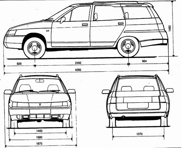Чертеж лады. Габариты машины ВАЗ 2110 И ВАЗ 2111. Габариты салона ВАЗ 2110. Габариты машины ВАЗ 2112. Габариты автомобиля ВАЗ 2112.