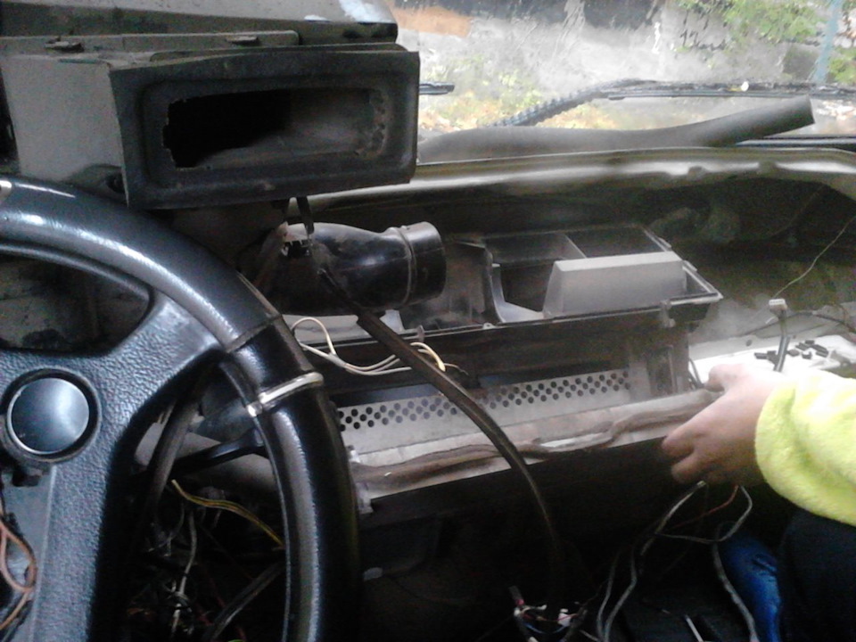 Готовимся к зиме, замена мотора печки. — Volkswagen Transporter T3, 1,9 ...