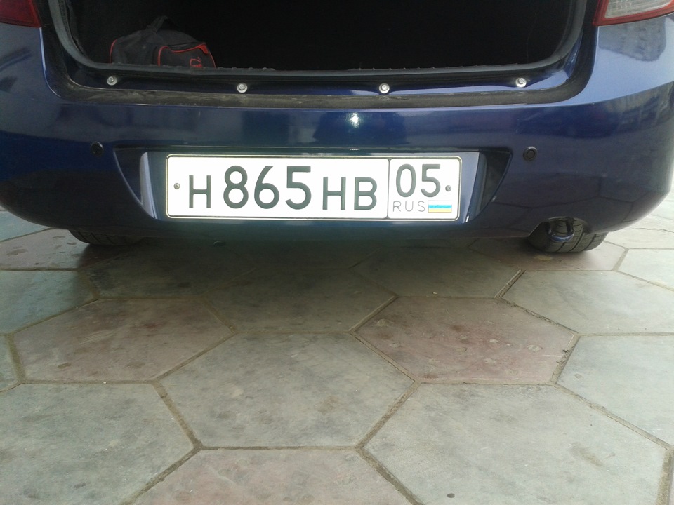 Парктроники 2 — Lada Гранта, 1,6 л, 2012 года | тюнинг | DRIVE2