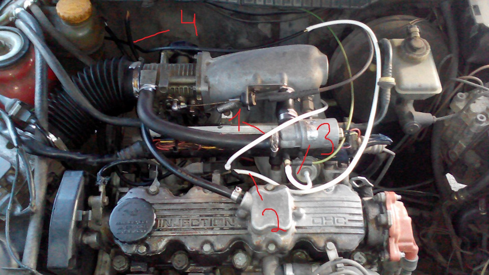 Опель вектра а с18nz куда и какие шланги идут на моновпрыск