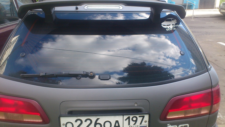 Спойлер — Nissan Avenir (2G), 1,8 л, 2002 года | тюнинг | DRIVE2