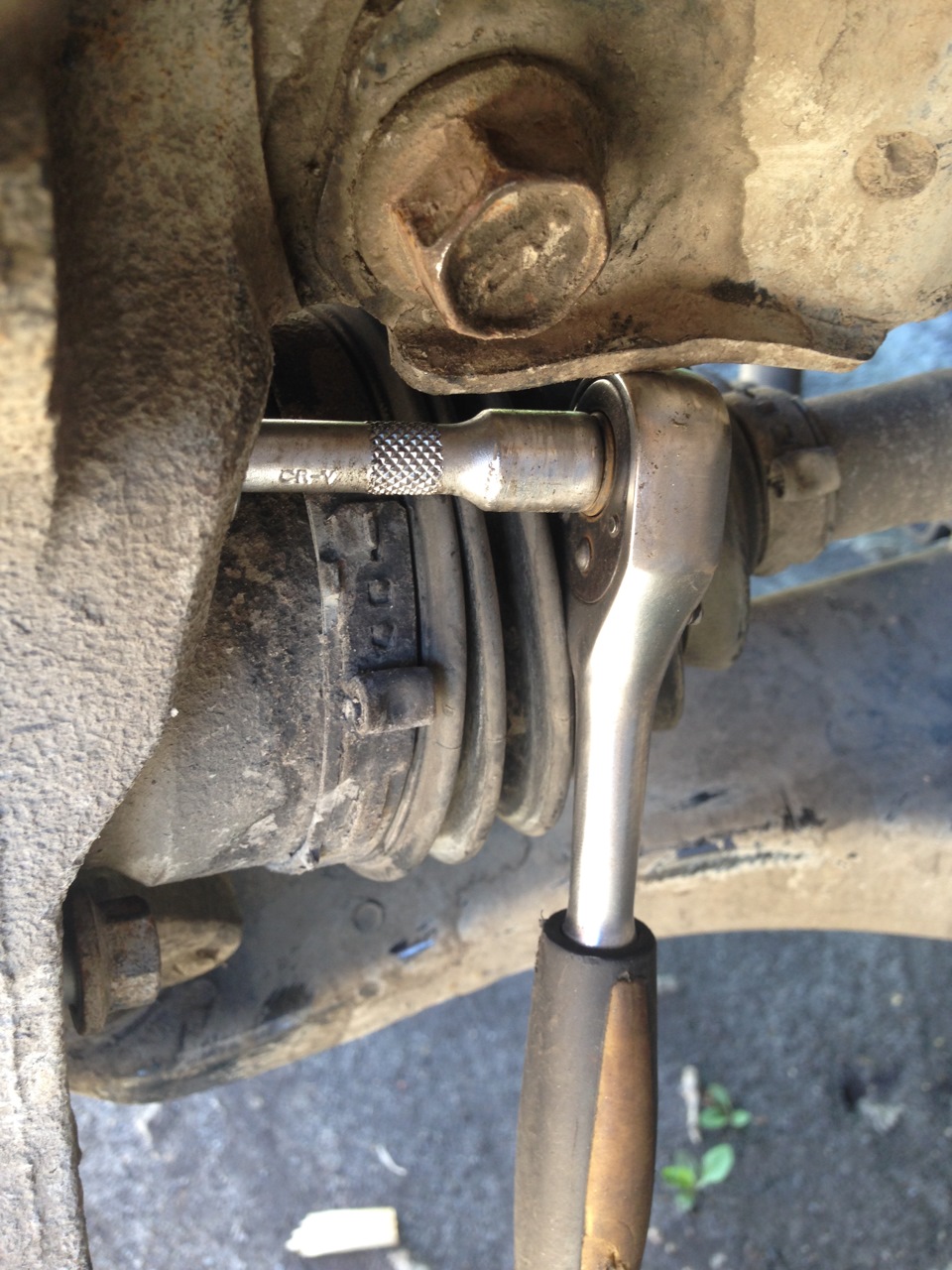 18. Замена передней ступицы — Subaru Impreza (GE, GH), 3 л, 2007 года ...
