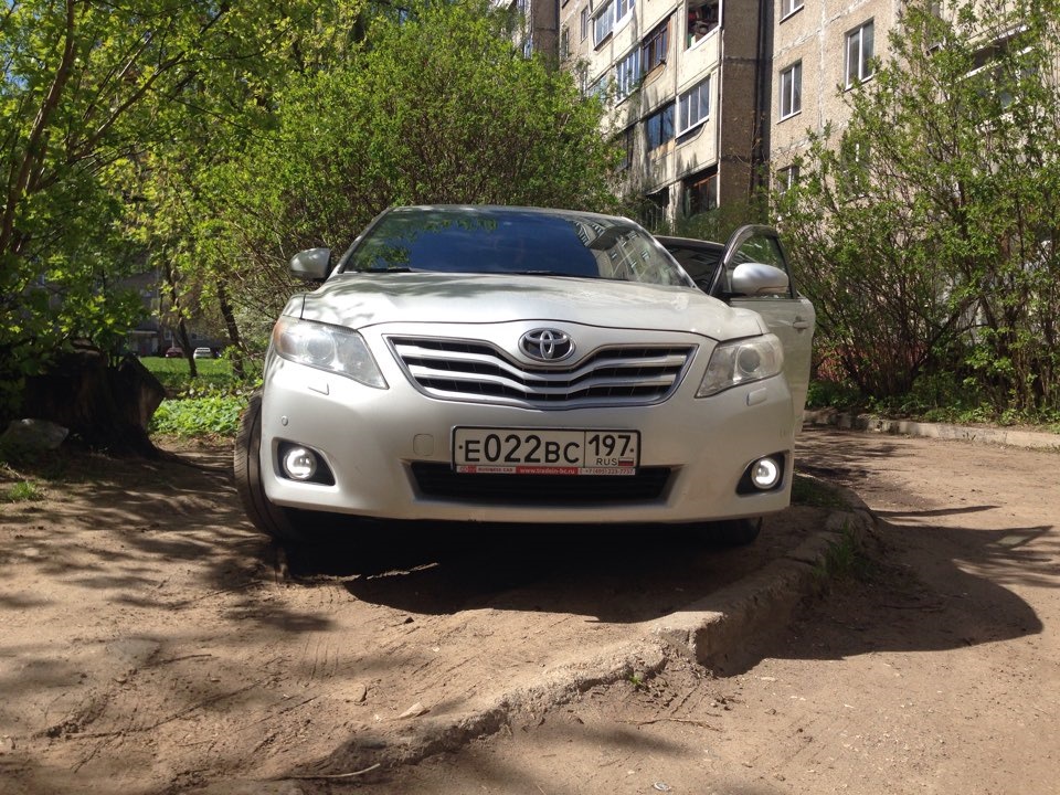 ДХО на Камри фото — Toyota Camry (XV40), 2,4 л, 2011 года | электроника ...