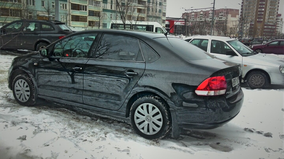 Треснул выпускной коллектор — Volkswagen Polo Sedan, 1,6 л, 2011 года ...