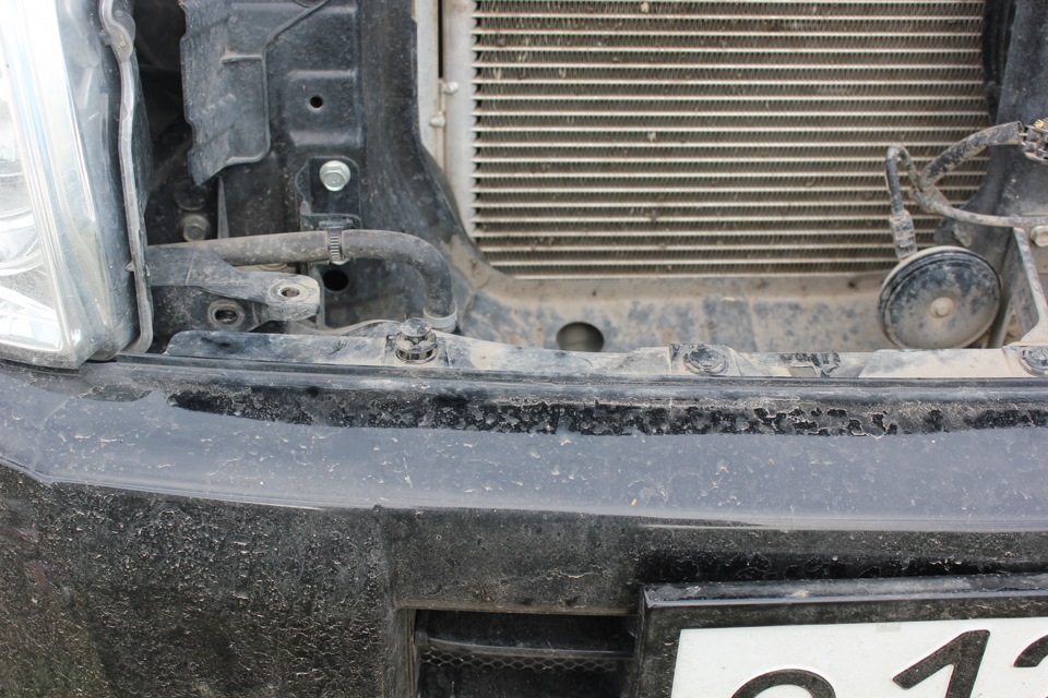 Убираем клипсы. — Mitsubishi Pajero (4G)