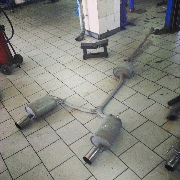 exhaust system — Honda Accord (6G), 2,3 л, 1998 года визит на сервис