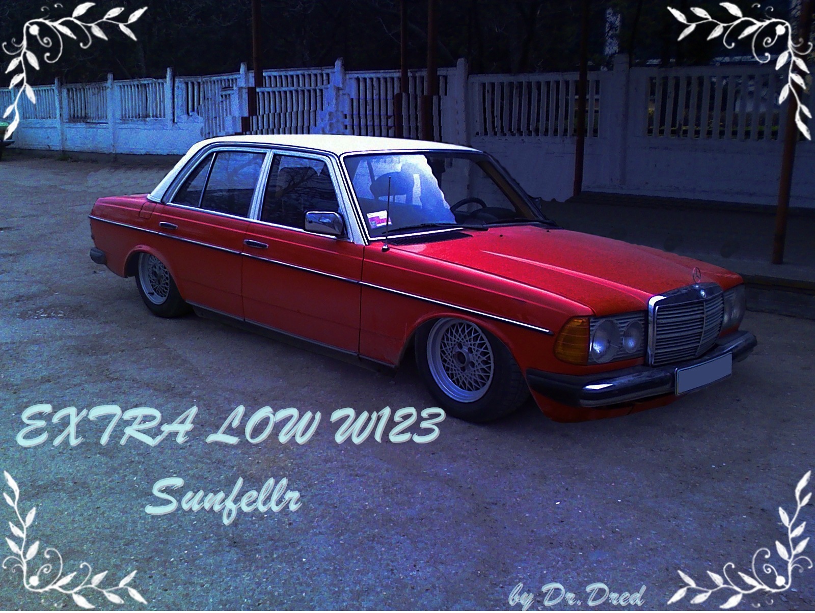 Мерседес w123 Lowrider