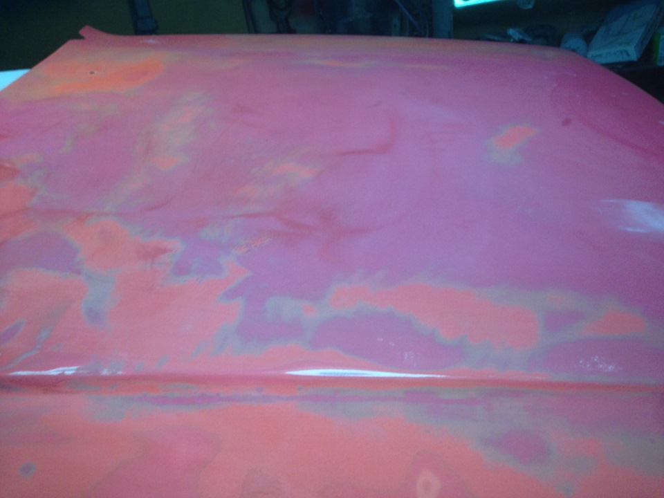 Подготовка капота к покраске — Volkswagen Passat B2, 1,8 л, 1981 года ...