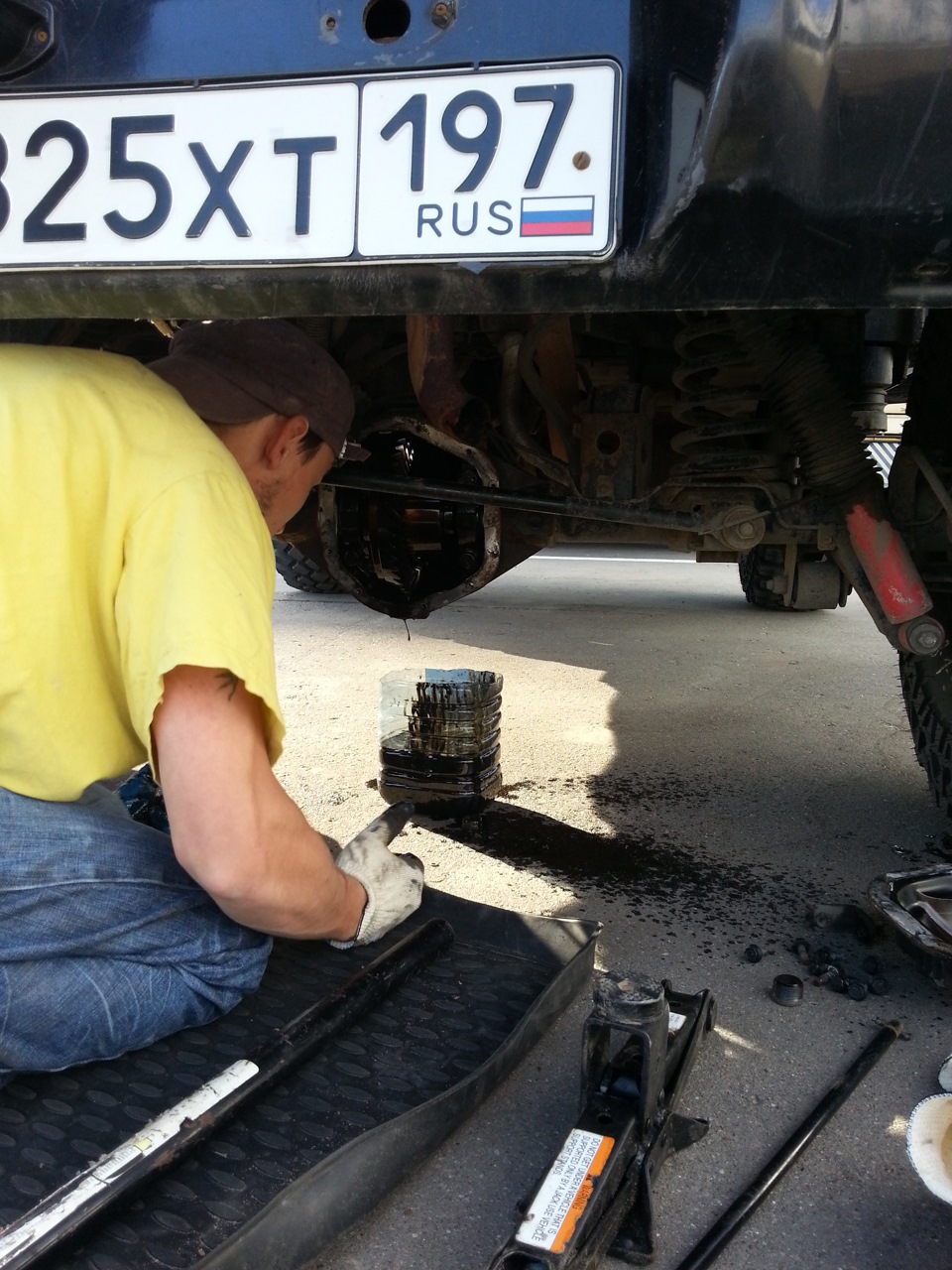 Сливаем трансмиссионку — SsangYong Korando (2G)