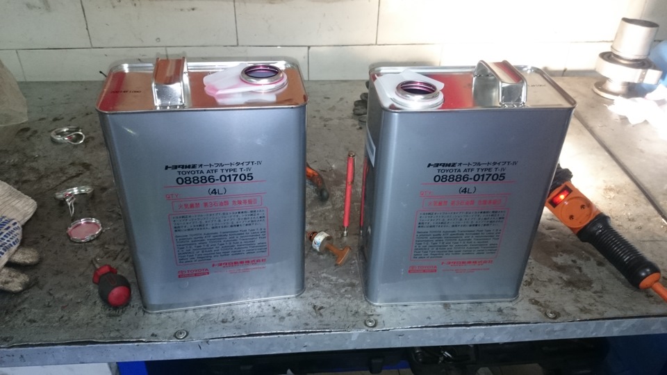 Замена масла АКПП аппаратом — Toyota Brevis, 2,5 л, 2004 года | своими ...