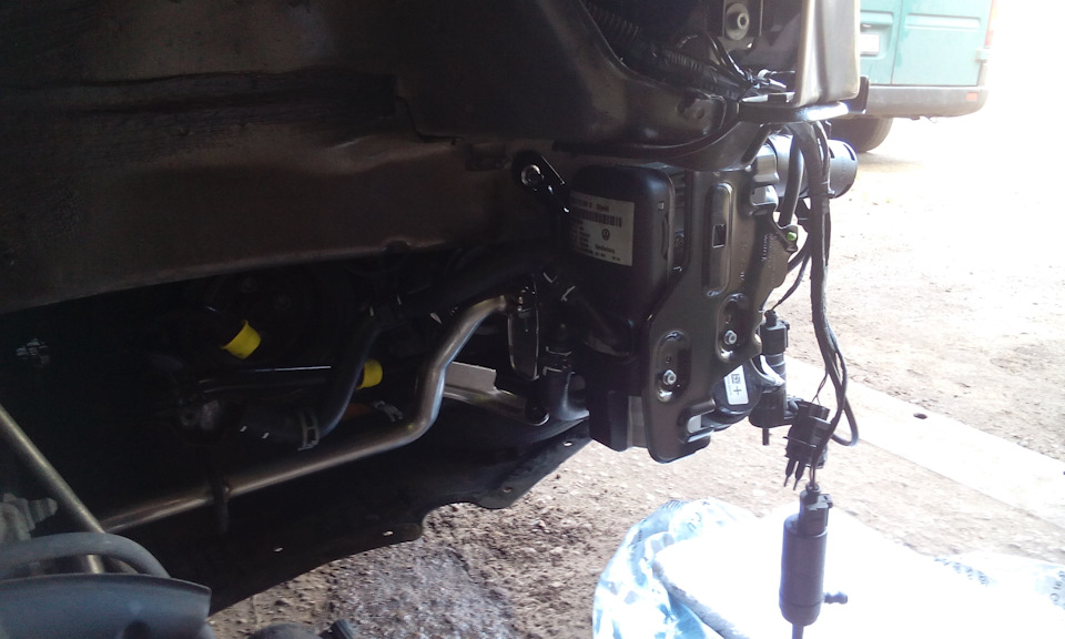 вид котла немного сзади — Skoda Yeti