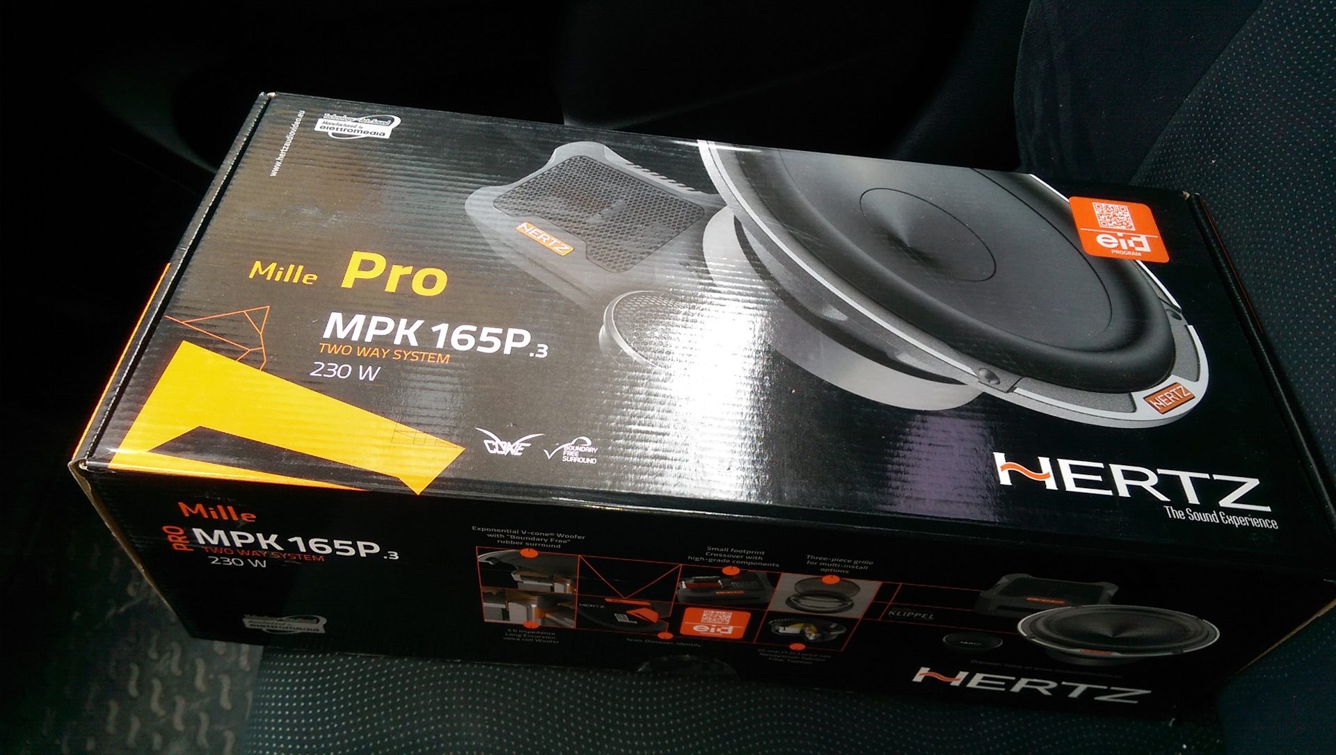 Двух компонентная акустика HERTZ MILLE PRO MPK 165P 3-го поколения ...
