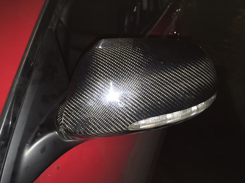 Карбоновые зеркала — Honda Accord (7G), 2,4 л, 2007 года | стайлинг ...