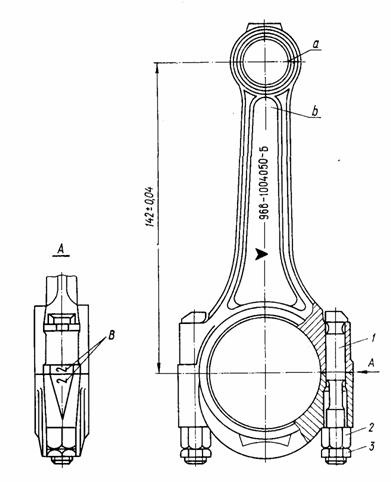 Чертеж шатуна ваз 2106