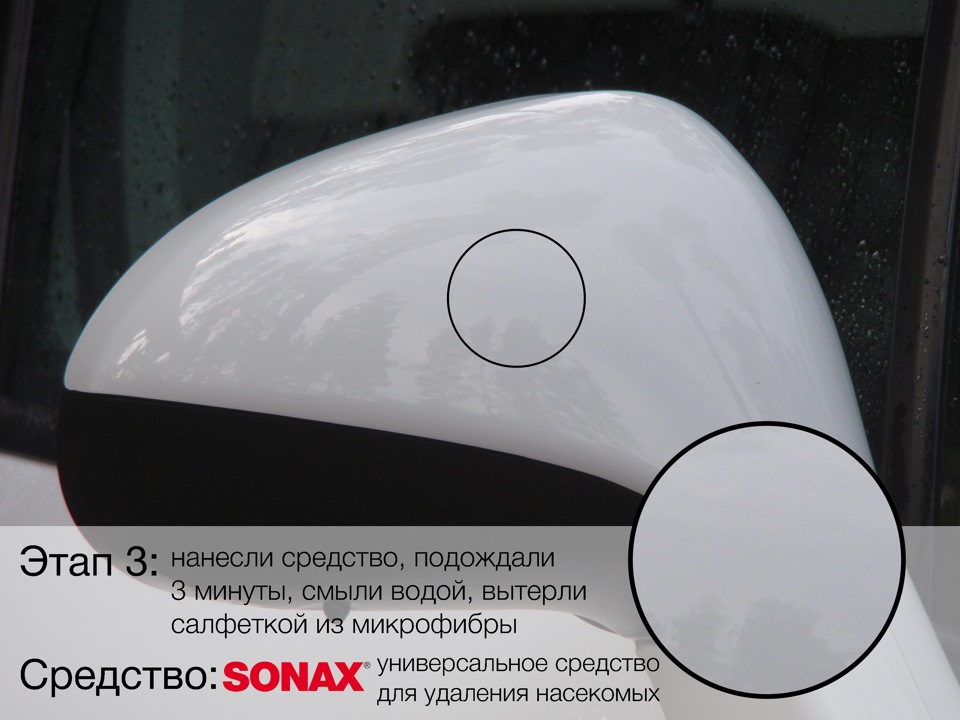 Итог, сложные загрязнения, Sonax — Peugeot 308 (1G)