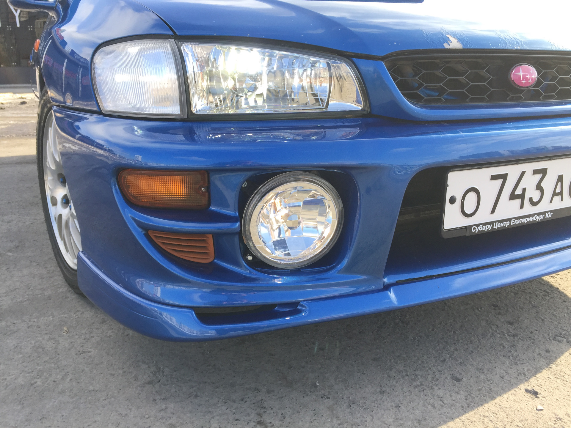 Передний бампер ver.6 & Губа OEM — Subaru Impreza (GC, GF), 2 л, 1999 года  | тюнинг | DRIVE2