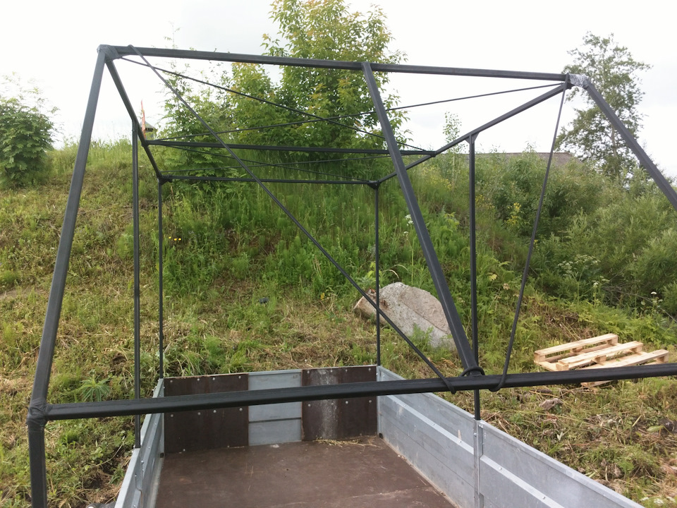 Часть 1 \"Изготовление каркаса и тента для прицепа\" — DRIVE2