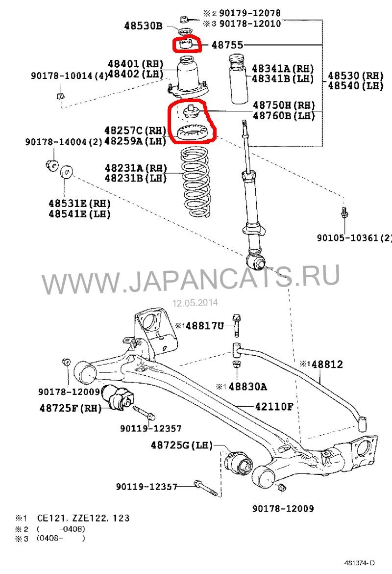 Победил стук сзади… — Toyota Corolla (120), 1,5 л, 2001 года | своими  руками | DRIVE2