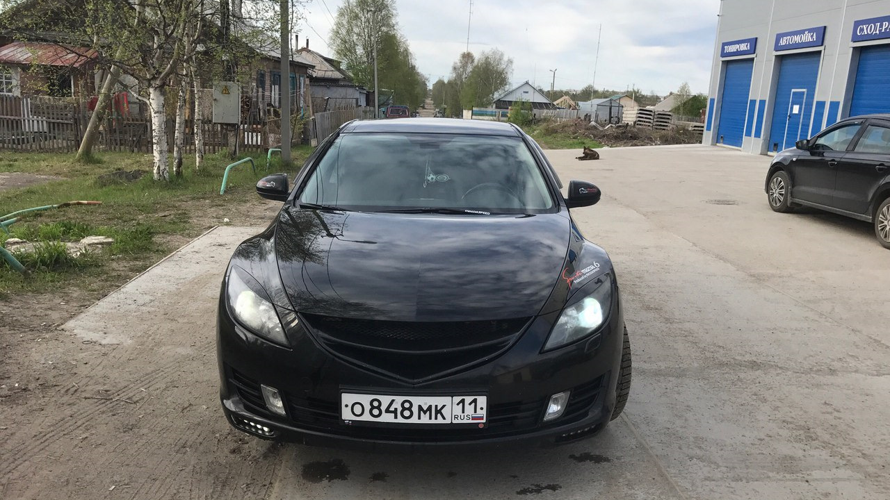 Тонированная мазда 6. Mazda 6, 2008 тонированная.