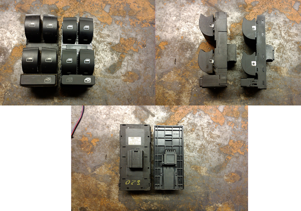 409cdbes 960 ауди а4 б6 кнопки на водительской двери