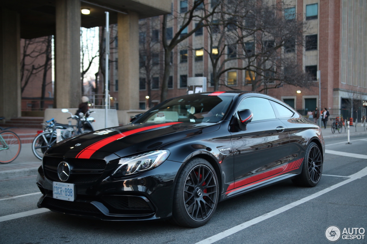 Mercedes c63s AMG Coupe Black