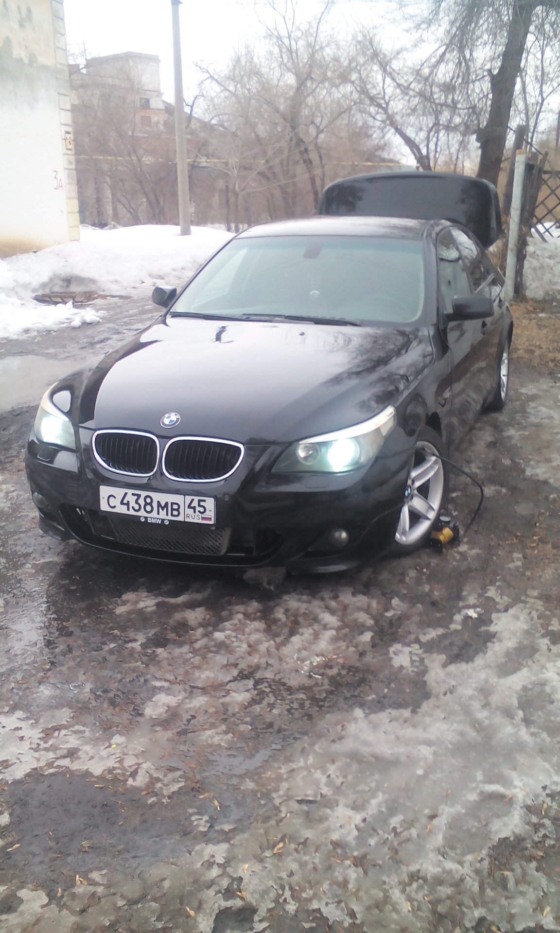 почистил насадку выхлопа — BMW 5 series (E60), 2,2 л, 2004 года ...