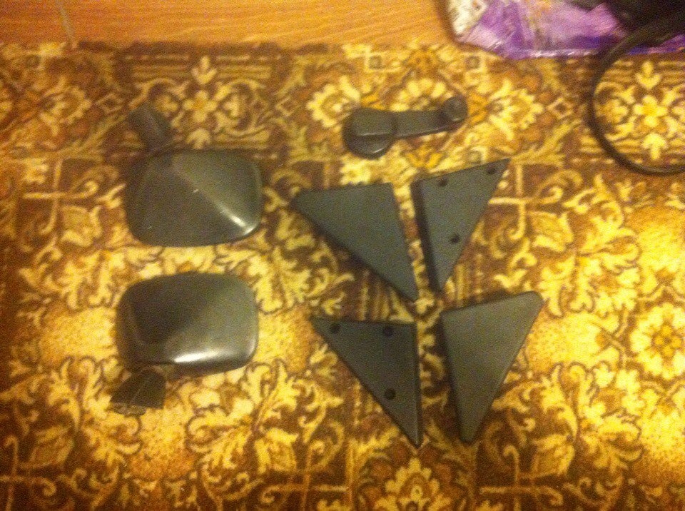 черные зеркальца и заглушечки — ГАЗ 3102, 2,4 л, 1997 года | стайлинг ...