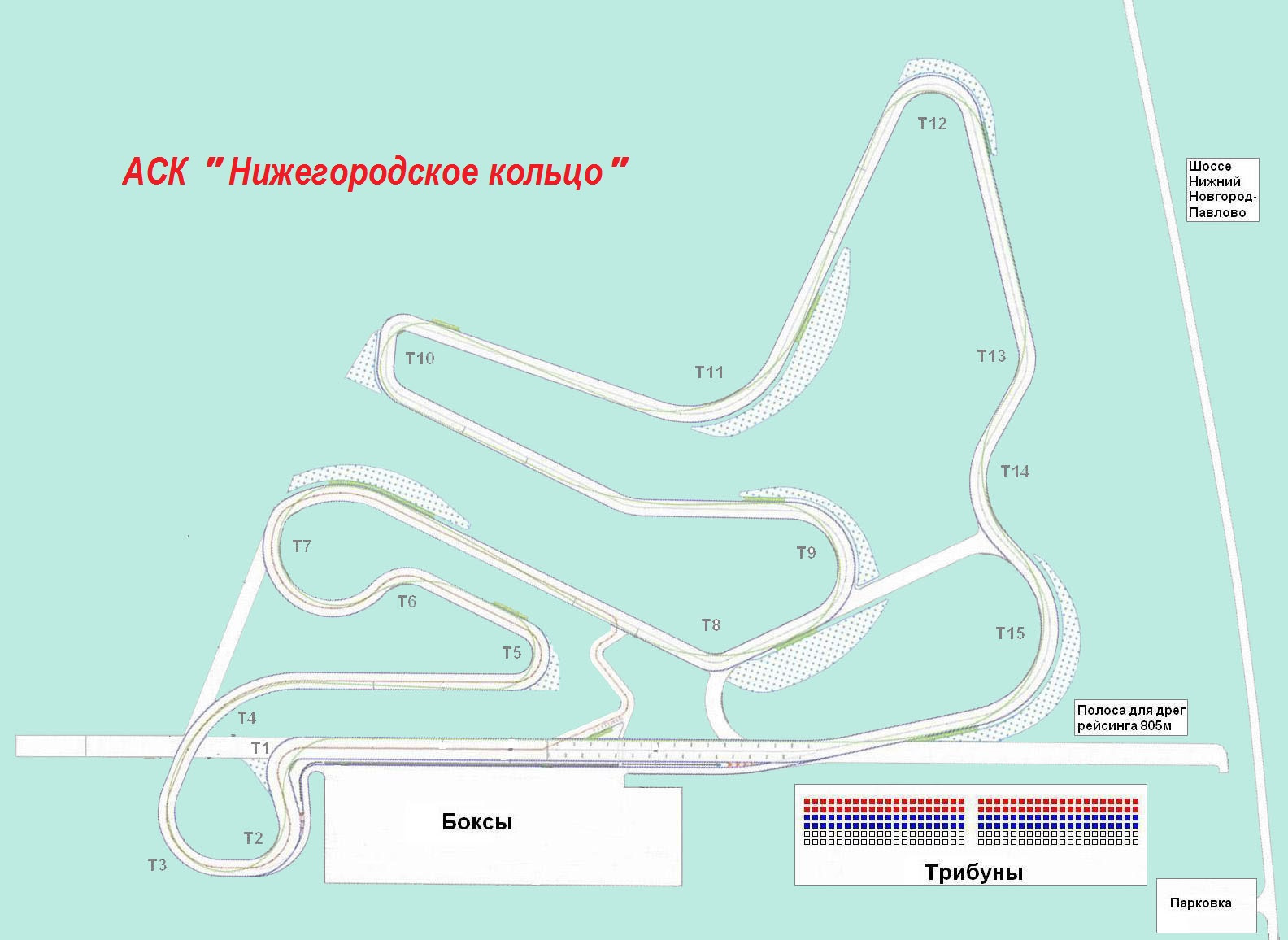 Нижегородское кольцо схема трассы