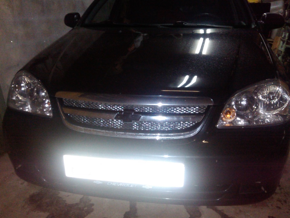 Решетка радиатора — Chevrolet Lacetti Sedan, 1,4 л, 2006 года | своими ...