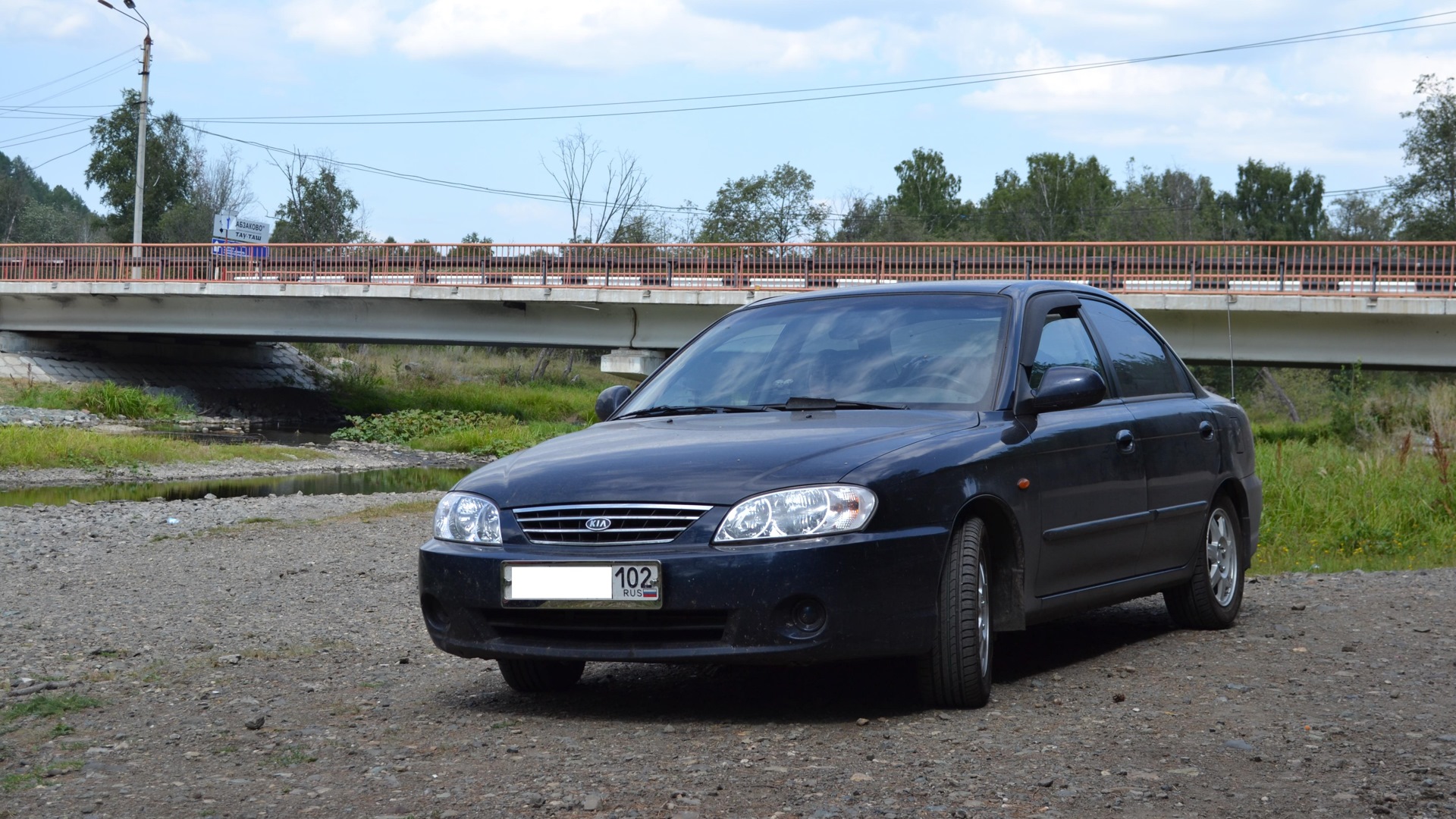 KIA Spectra 1.6 бензиновый 2008 | СИНИЙ КОРАБЛЬ регион 102 на DRIVE2