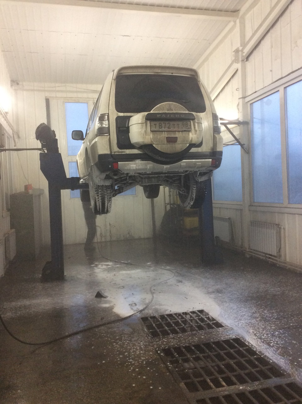 мойка днища в Лигово — Mitsubishi Pajero (4G), 3,2 л, 2008 года | мойка ...