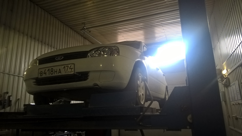 развальные пластины — Lada Калина Хэтчбек (1G), 1,4 л, 2010 года ...