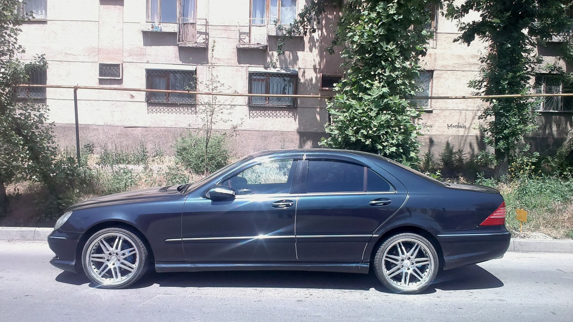 Mercedes-Benz S-Class (W220) 3.7 бензиновый 2005 | Изумрудно-черный на  DRIVE2