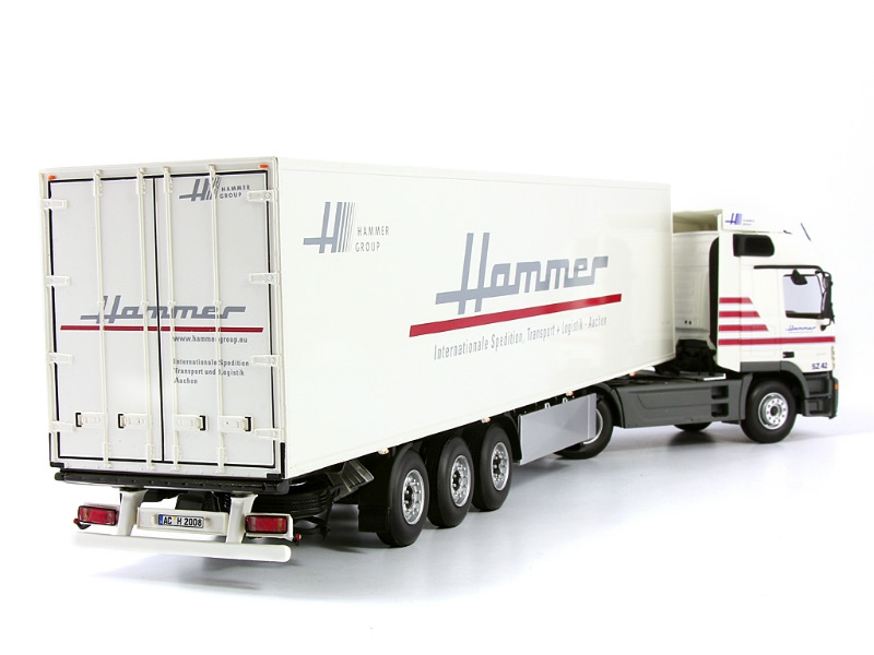MINICHAMPS 1-43 MB Actros Koffersattelzug Hammer — DRIVE2