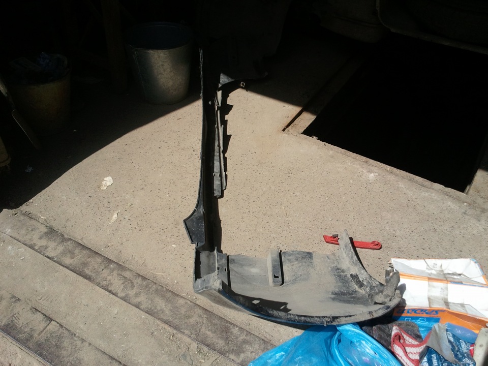 Штопаем и клеим бампер другу — Subaru Impreza WRX (GD, GG), 2 л, 2001 ...