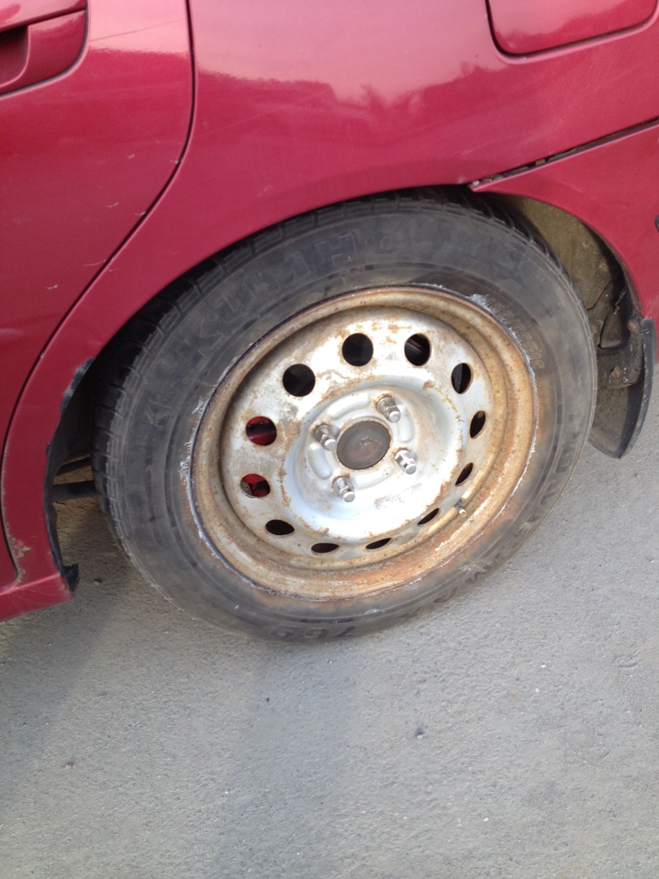 Беда не приходит одна или как я съездил прокатать диски. — Hyundai ...