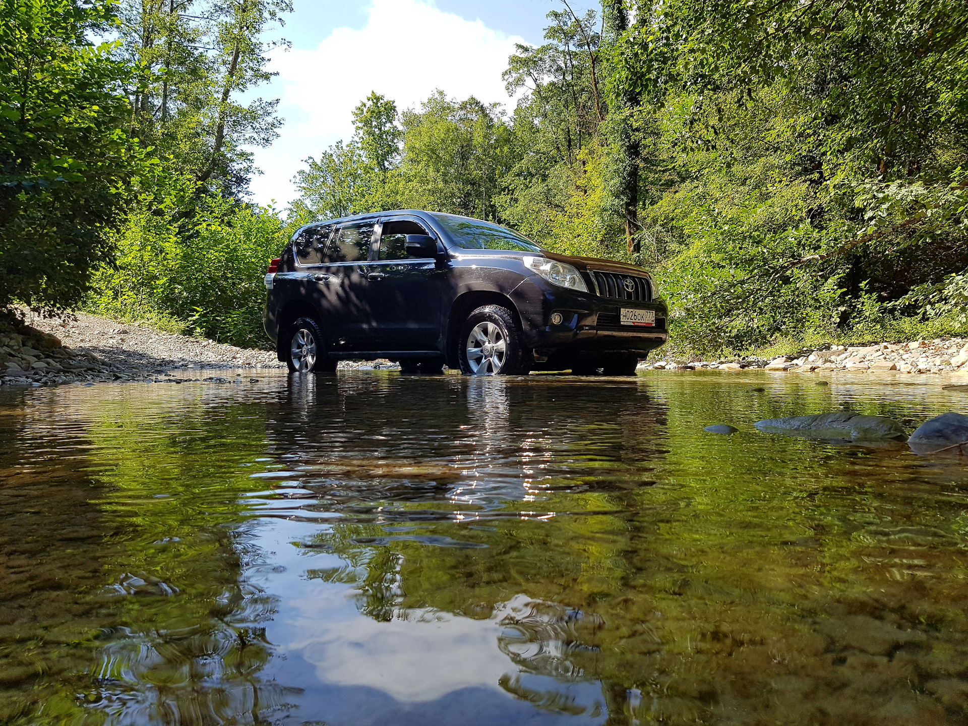 Водопады реки Небуг (+ видео) — Toyota Land Cruiser Prado 150-series, 3 л,  2011 года | путешествие | DRIVE2