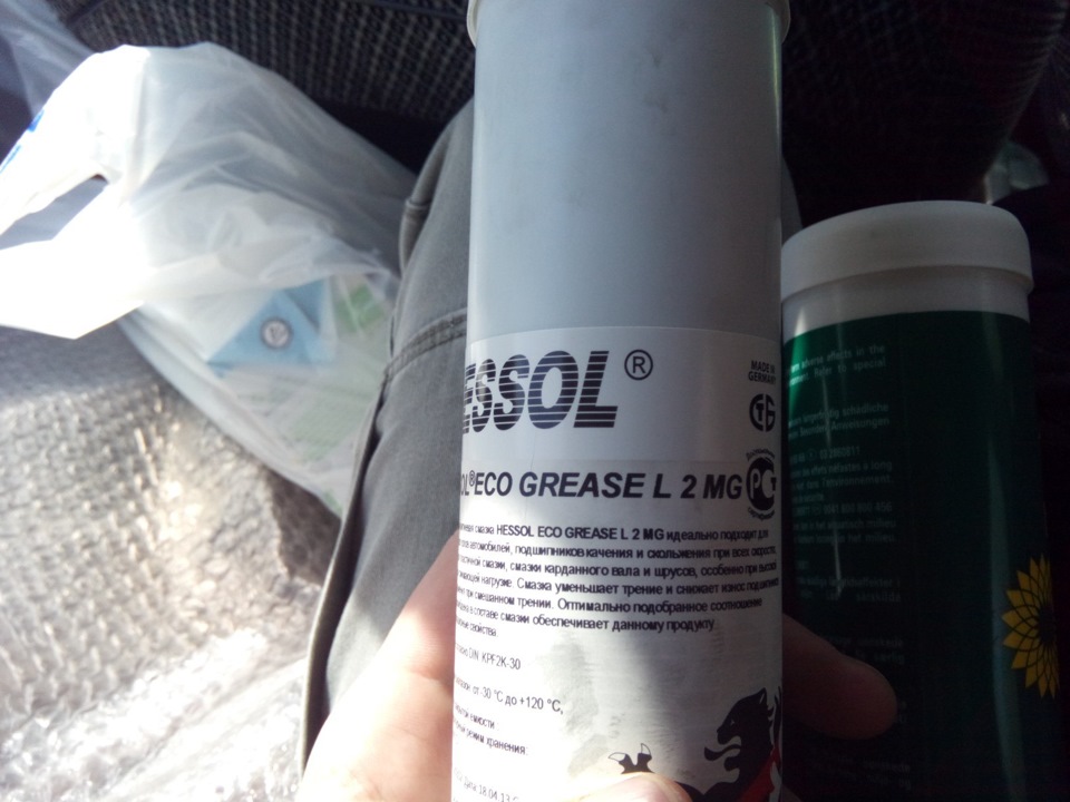 Смазка hessol eco grease l2 mg — Honda Civic Hatchback (5G)