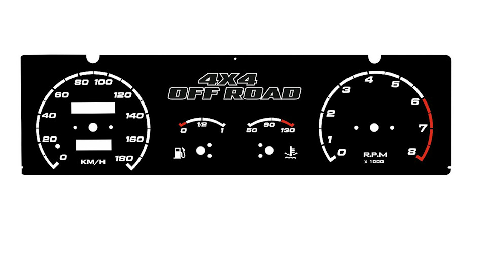 Шкала для панели приборов ваз 2109 2108 нива 4x4 — DRIVE2