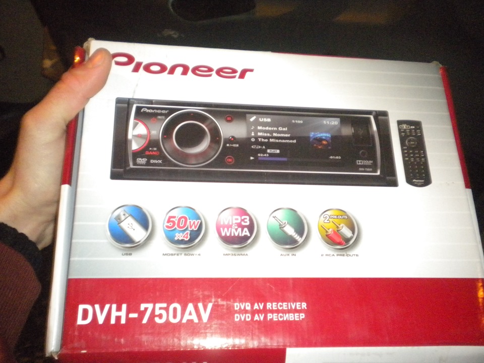 pioneer dvh-750av