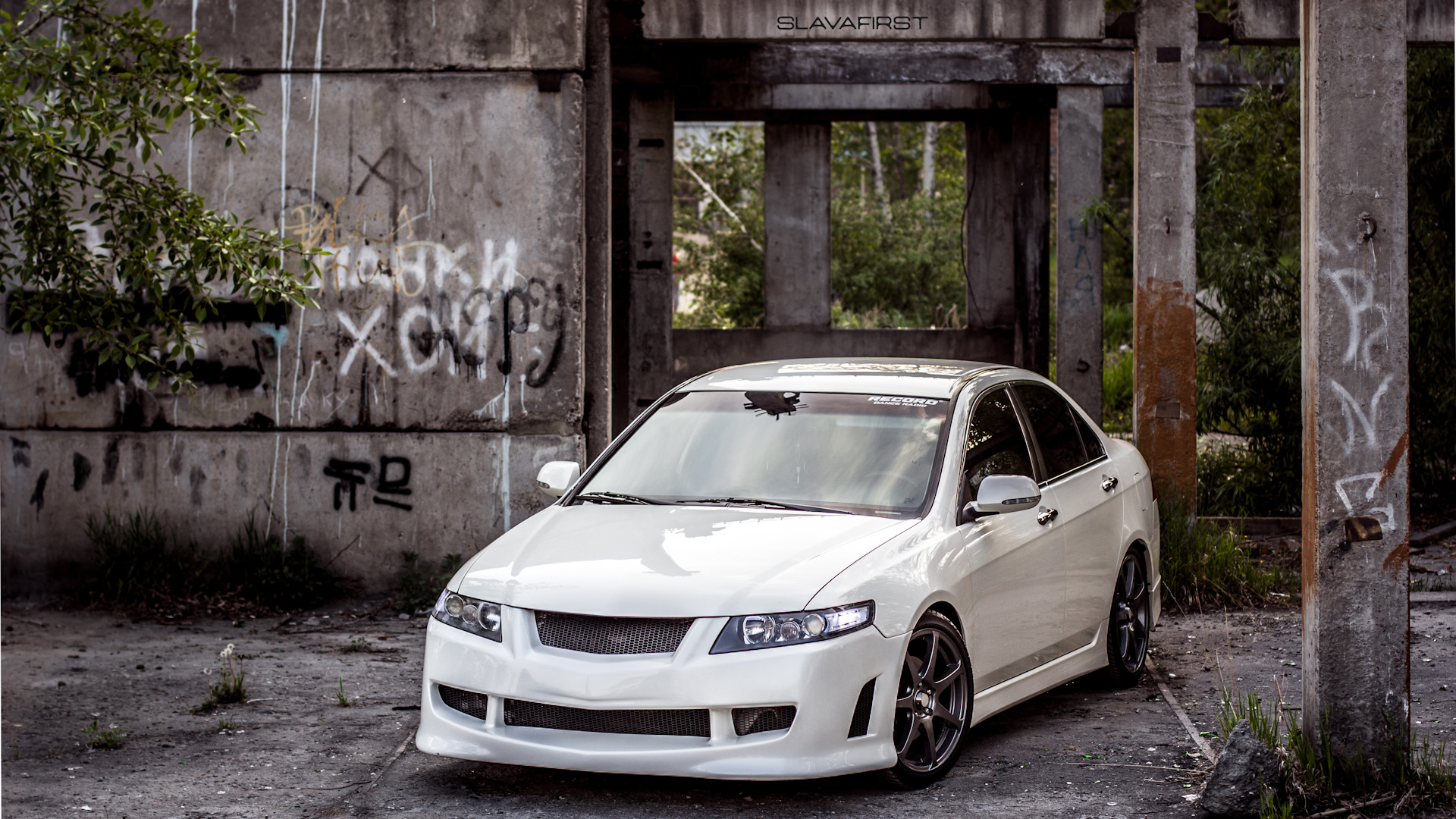 Honda Accord (7G) 2.4 бензиновый 2007 | White Type-S 