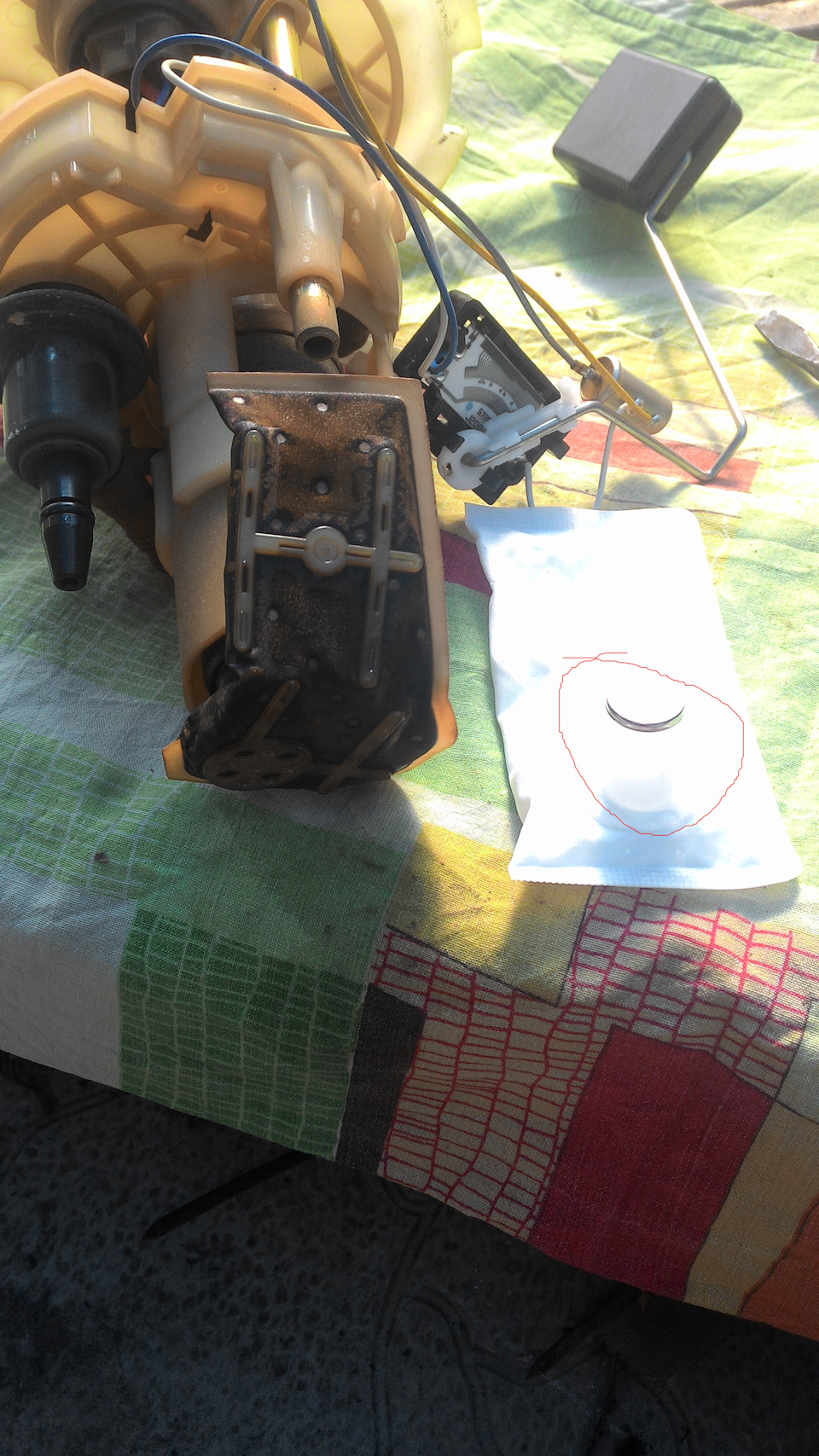 сеточка бензонасоса — Chevrolet Lacetti Sedan, 1,4 л, 2005 года ...