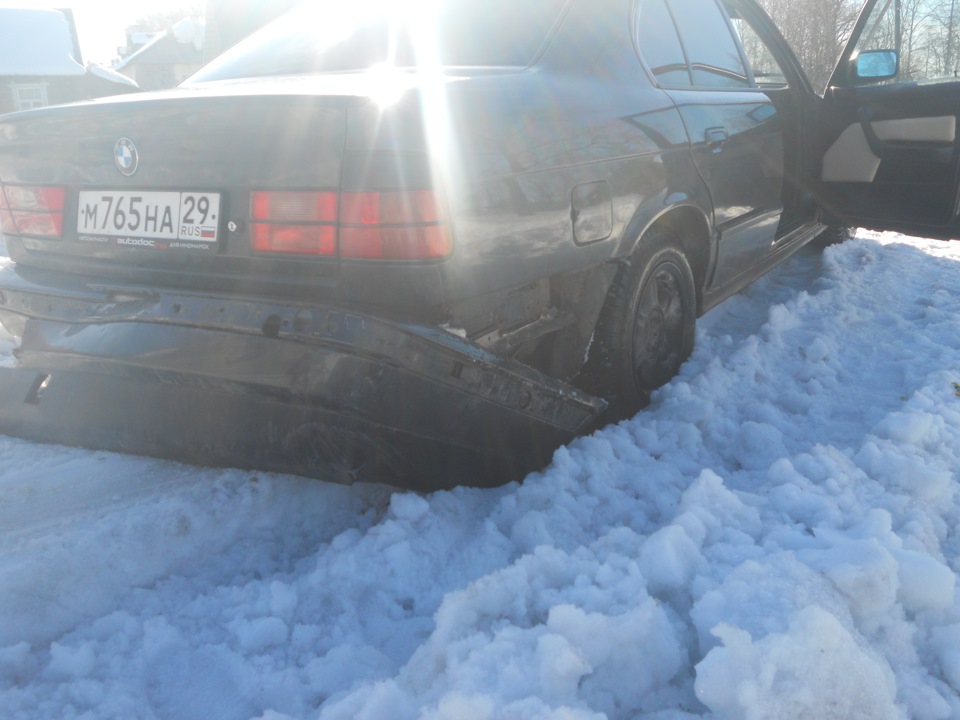 Емца-Холмогоры-Новодвинск-Архангельск — BMW 5 series (E34), 2 л, 1991 ...