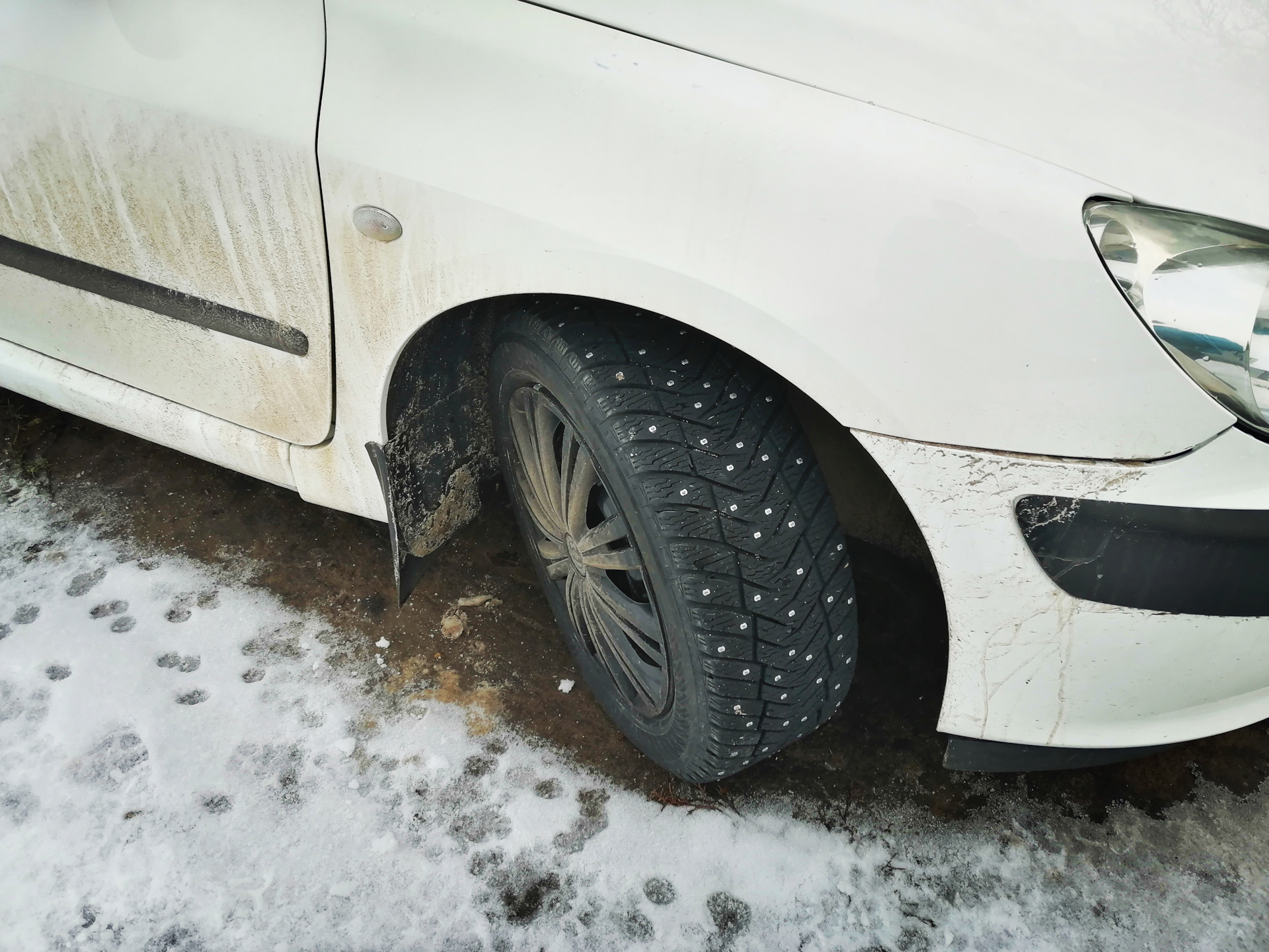 Новая резина Yokohama iceGUARD iG65 205/55 R16 — Peugeot 307, 2 л, 2002 ...