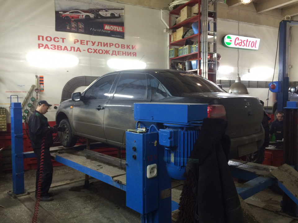 Регулировка развал схождения. — Lada Гранта, 1,6 л, 2014 года | визит ...