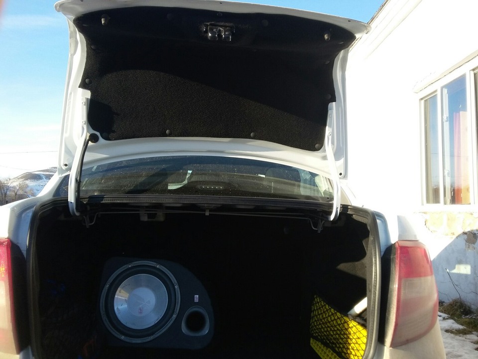 Ворсовая оббивка багажника и заклушка личинки замка лада гранта) — Lada ...