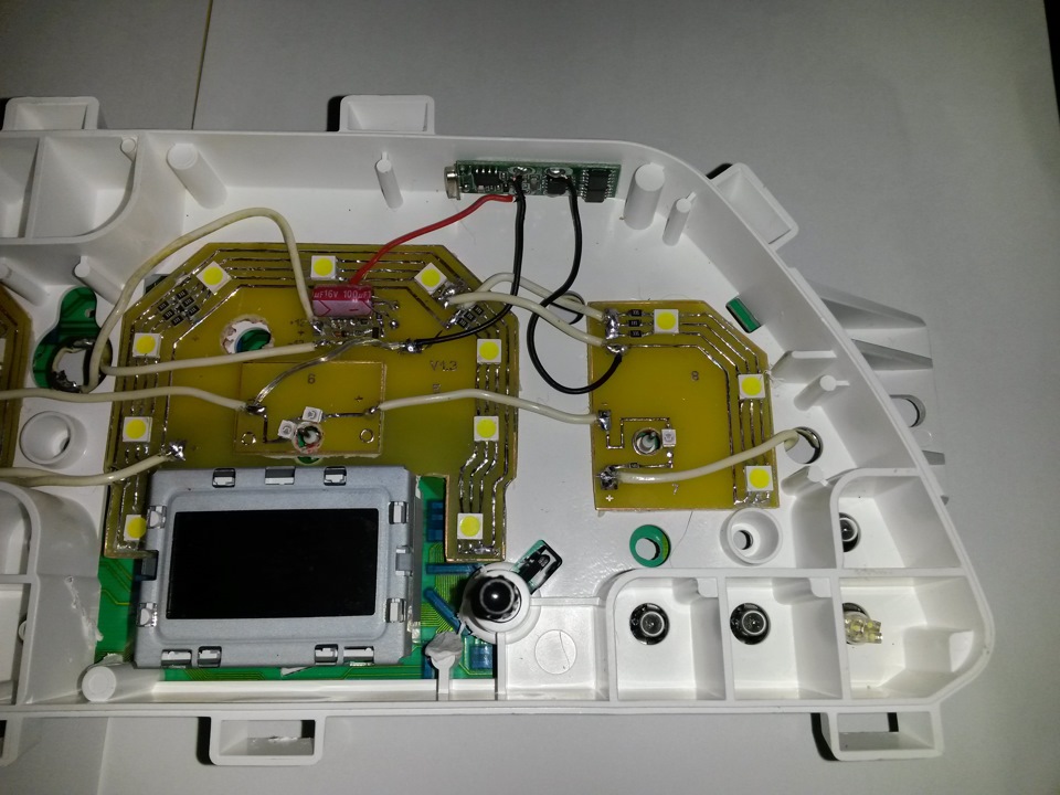 Плата для пересвета панели приборов ваз 2114