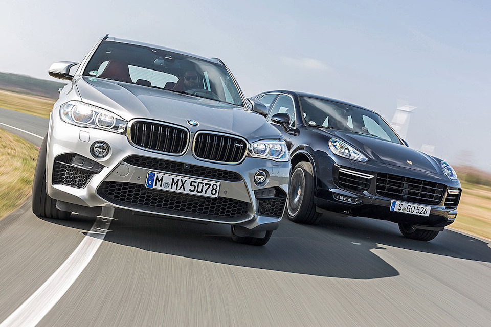 ///M30 X5M F85 vs Porsche Cayenne Turbo S сравнение — BMW X5 M (F85