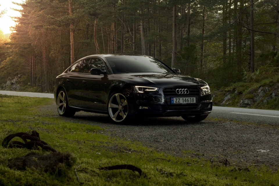 Audi a5 ночью